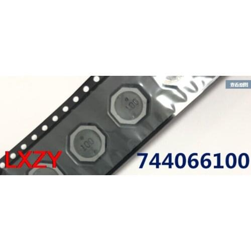 Free Shipping 10PCS/lot 744066100 WE-TPC 10UH 3.6A 20MHZ 10X10X3.8MM W E Power Inductor