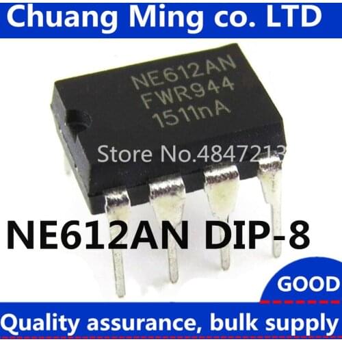 Free Shipping 10pcs/lots NE612N NE612AN SA612N DIP-8 dual balanced mixer and oscillator