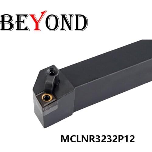 BEYOND 32mm MCLNR Carbide Inserts Bar MCLNR3232P12 MCLNR3232P16 MCLNR3232P19 External Lathe Cutter Turning Tool Holder use CNMG