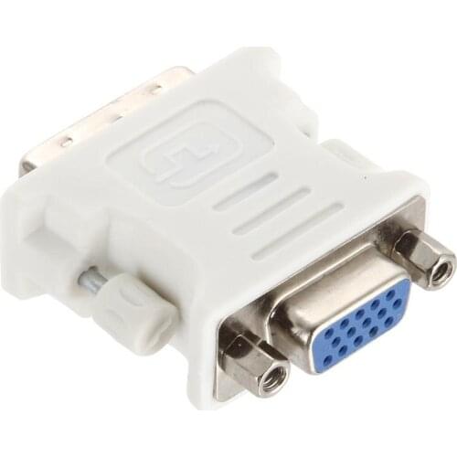 DVI-I Dual Link24+5 Male to HD 15 Pin VGA SVGA Female Video Card Monitor LCD Converter Adapter SP99