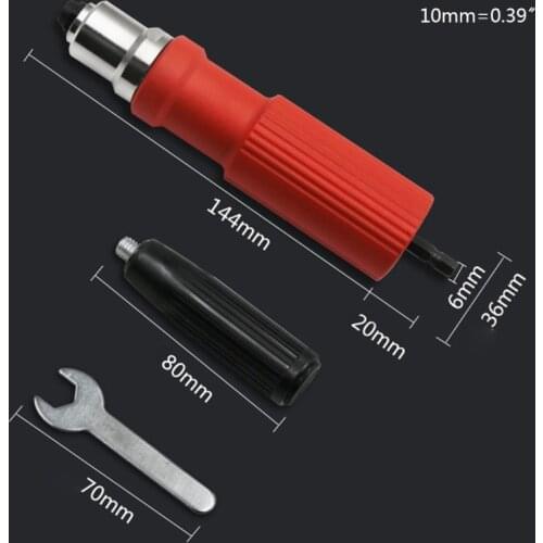 Electric Insert Riveting Nut Adaptor Durable 2.2mm2.5mm3.2mm Heads High Quality Material Riveting Machine