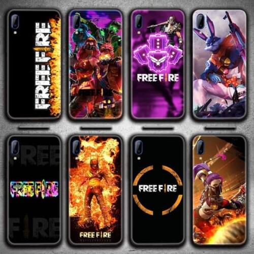 Hot Game Free Fire Phone Case For Vivo Y91c Y17 Y51 Y67 Y55 Y7s Y81 Y19 Y97 Y93 V17 vivos5