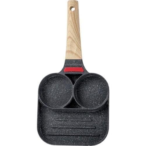 Schnesland Mini Egg Pan with Non-stick Marble Coating Aluminium Tamagoyaki Pan