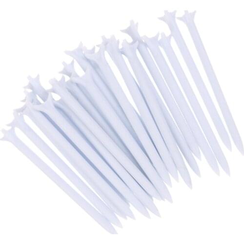 Set Of 25x Golf Tee Accessory Part Golf Sport Vacancy High Quality White