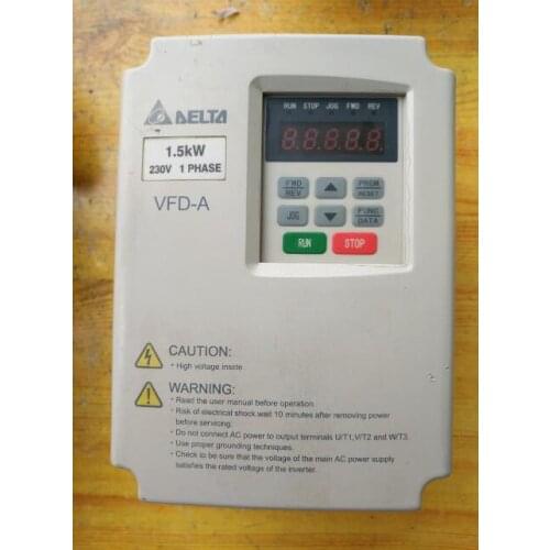 VFD015A21A 220V 1.5KW Used One , Inverter , Good Working