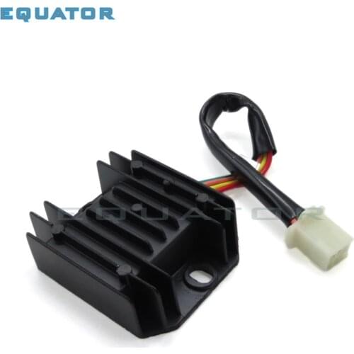 Motorcycle dirt pit bik parts male plug 4 Wires 12V Voltage Regulator Rectifier ATV GY6 50 150cc Scooter Moped JCL NST TAOTAO