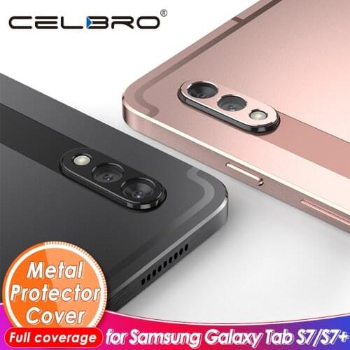 Camera Protector for Samsung Galaxy Tab S7 Plus Camera Guard Circle Metal Lens Case Luxury Protective Ring Cover for Tab S7