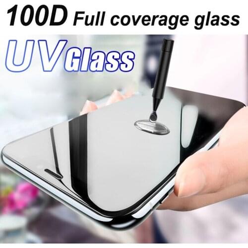 UV liquid glue glass for samsung note 10 lite UV screen protector for Galaxy note 10 plus s20 ultra s20 plus note 10 lite film