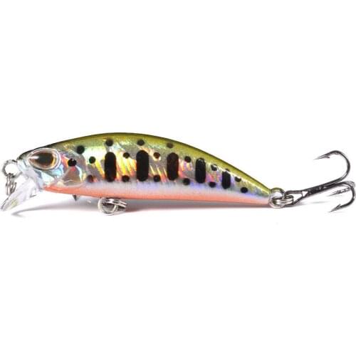 1pcs Laser Minnow Fishing Lure 5.4g 5.8cm Hard Crankbait Wobblers Artificial Bass Bait Isca Carp