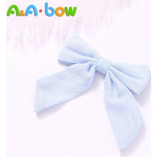 1pcs Handmade Girl Bow Hairpins Hair clips 14 colors Big bow Headband For Babys Hair Accessories Bowknot Babys Hairpins