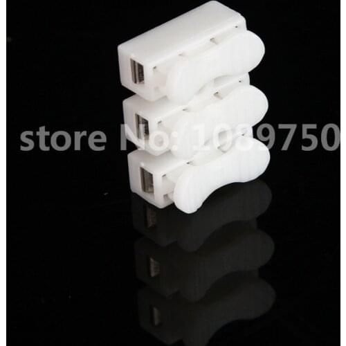 20pcs 3p CH3 Quick Connector cable clamp Terminal Block Spring Connector wire without welding screws