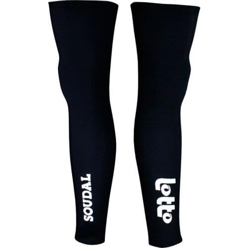 2019 LOTTO SOUDAL TEAM CYCLING JERSEY LEG WARMERS SUN UV PROTECTION ONE PAIR SZIE XS-4XL