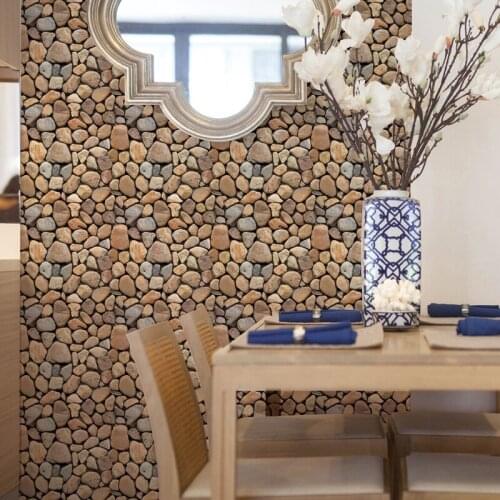 30*30*0.4cm 3D PVC Wall Stickers Paper Simulation Brick Stone Wallpaper DIY Self adhesive Home Decor Sticker Living Room