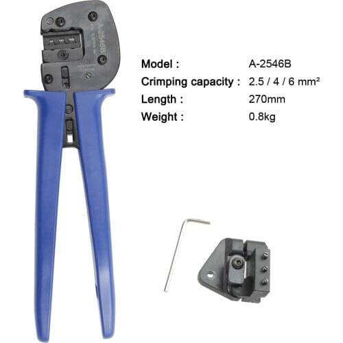 A-2546B MC4 crimping tool crimping plier 2 multi tool tools hands Solar Photoroltaic Connector MC4 Crimping Tool 2.5-6mm2 B-2546