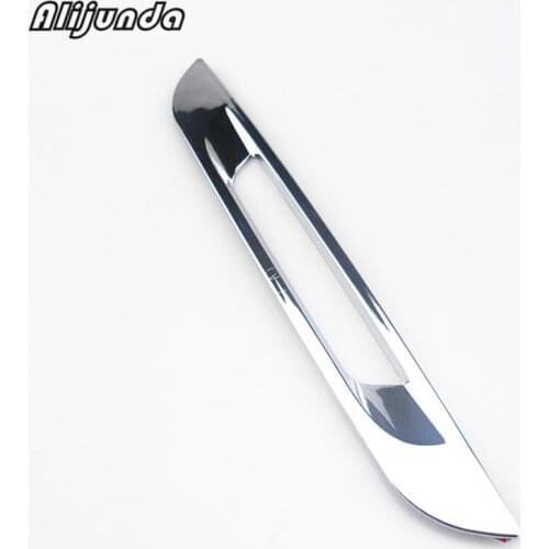 ABS Chrome Center Console CD Outlet Galvanic Styling Sticker Case for Kia Sportage R 2011 2012 2013 2014 2015