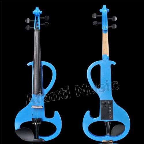 Afanti Music 4/4 Electric Violin with Hardcase, Earphone, connecting line(AVL-129)