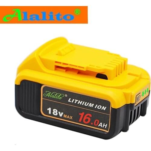 18V 16.0Ah MAX XR Battery power tool Replacement for DeWalt DCB184 DCB181 DCB182 DCB200 20V 16A 18Volt 18 v Battery