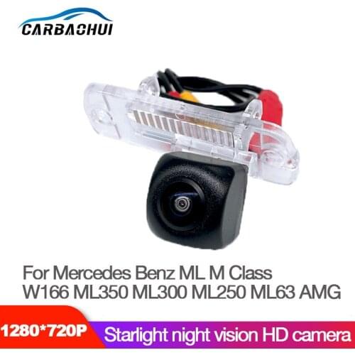Car Rear View Camera For Mercedes Benz ML M Class W166 ML350 ML300 ML250 ML63 AMG 2012~2020 Fish Eyes Night Vision Waterproof HD