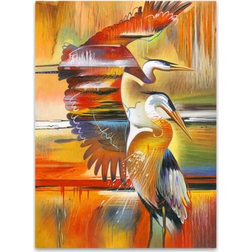 Bird Stork Animal Pictures Diy diamond painting full drill animal diamond embroidery mosaic painting needlework canvas painting