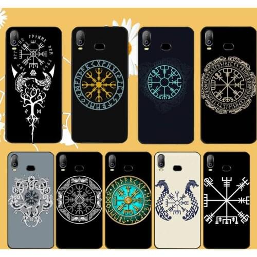 PENGHUWAN Viking Vegvisir Odin Nordic DIY Painted Bling Phone Case For Samsung A10 A20 A30 A40 A50 A70 A71 A51 A6 A8 2018