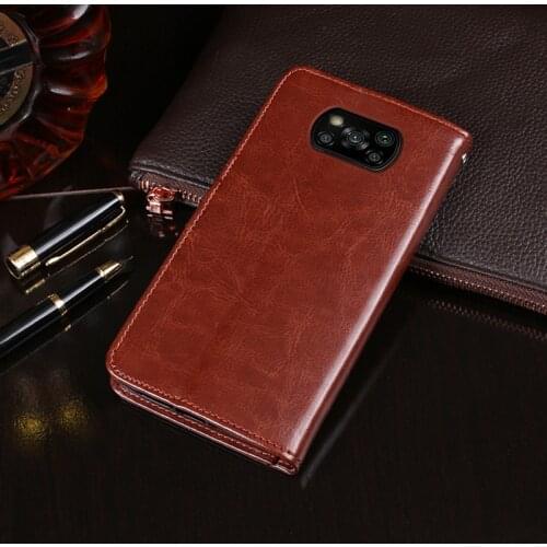 Case For Xiaomi Poco X3 Pro Case Cover High Quality Flip Leather Case For Poco X3 NFC Cover Capa Phone bag Wallet