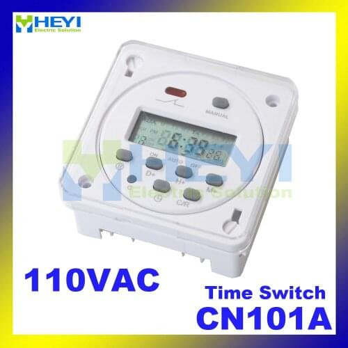 Time switch CN101A 110VAC Digital LCD Power Timer Programmable Microcomputer control switch time relay