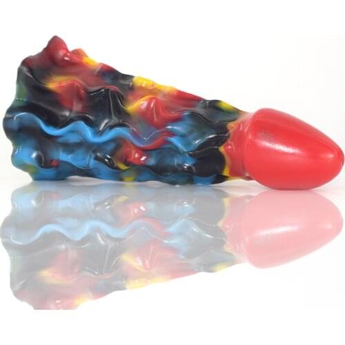 Colorful Silicone Ice Cream Huge Butt Plugs Anal Dilator Sex Toys For Female Prostate Massager Big Dildo Vaginal Plug Erotic Toy