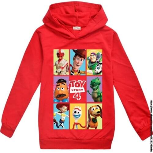 Toy Story 4 Baby Girls Sweatshirts Spring Autumn Children Hoodies Long Sleeves Shirt Kids Hoodies Clothes