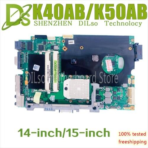 KEFU K40AB Motherboard For asus Laptop Motherboard K40AB K40AD K40AF K50AB K50AD K50AF K40IJ K50IN Motherboard Test Motherboard