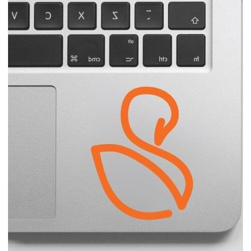 Wisdom And Cuteness Coexist Swan Abstract Sticker And Graphics For Laptop Computer Home Decoration Art Vinyl Mural GA184