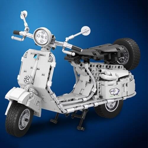 J60B Creative Assembly Motorcycle Particles , Education Science Experiment Construction Toy for Kids and Autobike Lovers