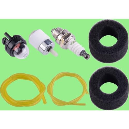 LETAOSK Air Filter Fuel Line Kit 703363262565 781-682039 Fit for Bolens BL410 BL100 Yardman 121R 122R Tiller Trimmer