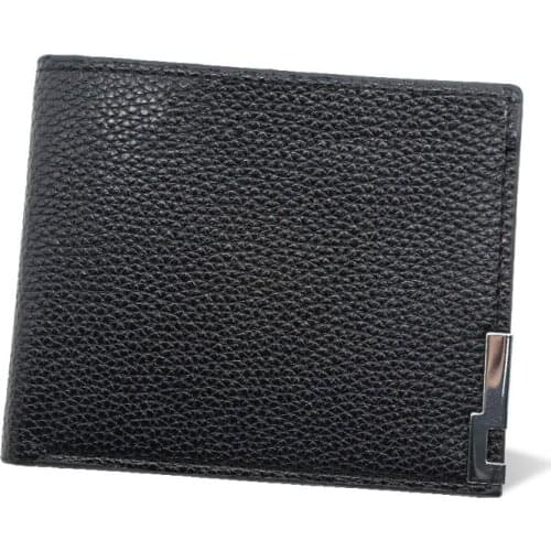 Luxury Mens Wallet Leather Solid Slim Wallets Men Pu Leather Bifold Short Credit Card Holders Coin Purses Business Purse Male