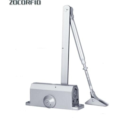 Steel Adjustable Cruise Control And Locking Speed Closing Door Closer Fire Prevention Suitable For Right Door 40-65kg