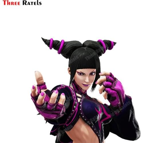 Three Ratels B11 Chun Li Fighter Sticker For School Student Cartoon Anime Sticker Vinyl Material Gift Decals