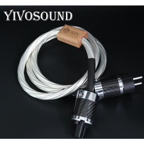 Yivosound odin HIFI Hi-end HIFI power cord US EU IEC 3 pins 2 pins Figure IEC nordost odin power cable with plug