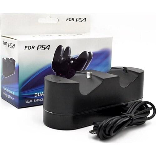 Ps4 Controller Charger USB for Sony Ps4 Charging Dock Gaming Controller Stand Station for PS4 Playstation 4 Games Console