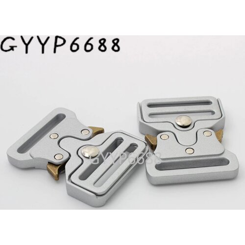 10-30-100pcs 2 colors 32mm 39mm metal insert slider buckle for backpack luggage adjustment buckle connector bag hardware