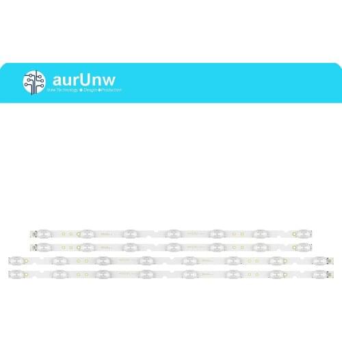 10set=40pcs LED backlight strip For TCL 55P65US 55U3800C 55P65 55D6 55F6 4C-LB5508-HR03J PF02J LB5507 55HR330M07B2 55HR330M08A2