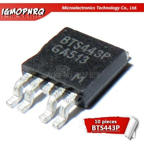 10pcs BTS443P BTS443 TO252-5 Bridge Drivers - Internal Switch new original