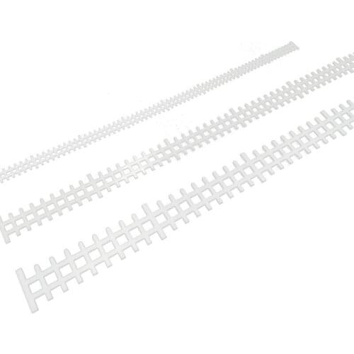 10pcs/Lot ABS Building Model Material Railing Well Shaped Guardrail Fence For Architecture Sand Table Train Layout Design