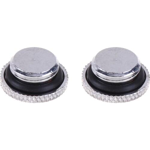 2 Pcs G1/4 Thread Low Profile Plug for PC Water Cooling Radiator Reservoir