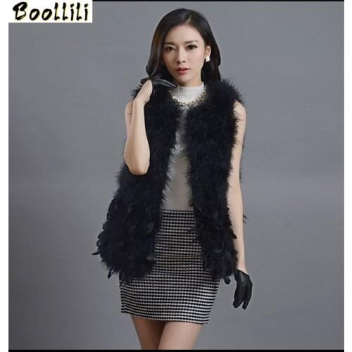 Boollili Fashion Womens Faux Fur Vest Winter Warm Women Coat Vests Elegant Furs Womens Coats Female Thicker Faux Jackets