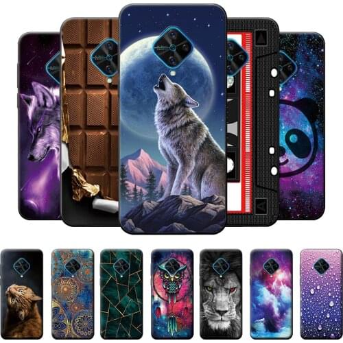 For vivo S1 Pro Case Shockproof Back Cover For VIVO S1 Pro Soft TPU Silicone Phone Case For vivo S1 Pro Fashion Case on S1 Pro