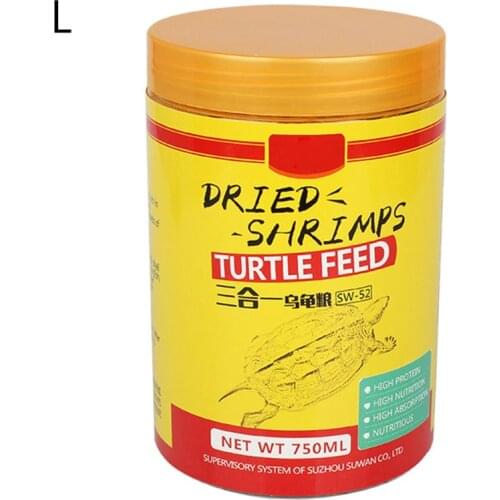 Tortoise Food Freeze Dried Shrimp Aquarium Turtle Calcium Healthy Nutrition Food