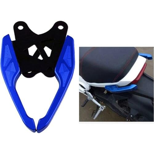 CNC Aluminum Motorcycle Passenger Rear Grab Bar Rear Seat Rail Kit Accessories for Monster-795 YG125 WJ125