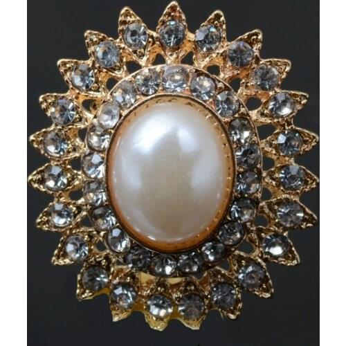 Hot Sale wholesale 20pcs/lot Wedding diamond Button rhinestone with pearl crystal Button DIY hair garment Accessories YF41