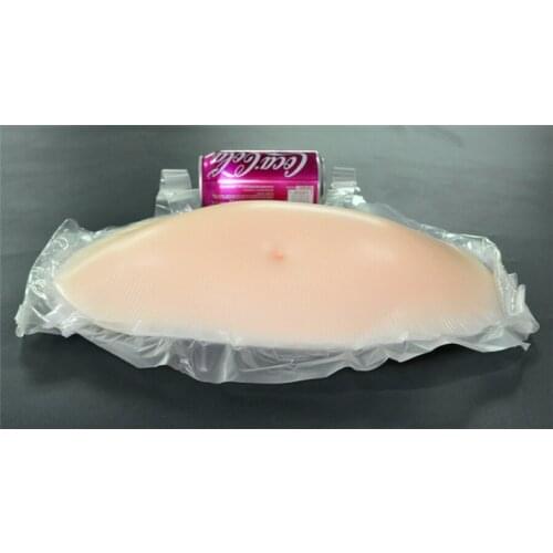 2- 3 month 1000g Skin Adhesive Artificial Baby Tummy, silicone false Belly Fake Pregnancy, Pregnant Bump Silicone belly