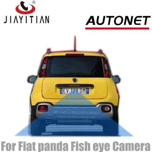 JIAYITIAN rear view camera For Fiat panda 4X4 Cross SUV 2012~2019 Fish eye CAM HD/CCD/Night Vision/Backup Reverse parking camera
