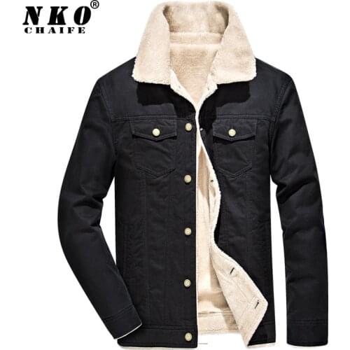 CHAIFENKO Brand Mens Bomber Jacket Parkas Coat Men Winter Thick Warm Fleece Casual Coat Men Fashion Retro Fur Collar Jacket Men